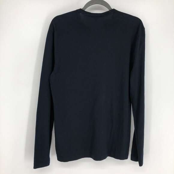 NWT James Perse Men's Black Long Sleeve Skull Graphic Gamer T-shirt 1 (=S) - Picture 2 of 12